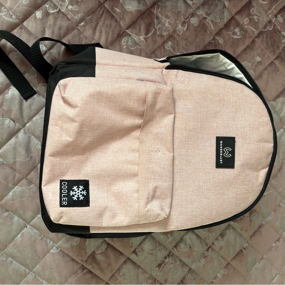 Wanderlust Pink Cooler Backpack